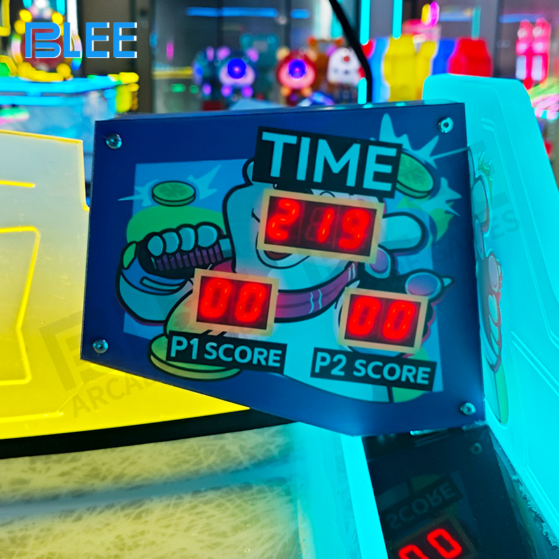 Cool blue lighting effects during gameplay